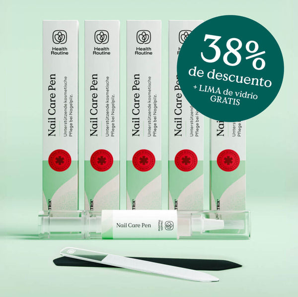 5x Nagelverzorgingspen + GRATIS glazen vijl
