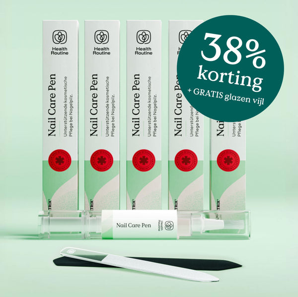 5x Nagelverzorgingspen + GRATIS glazen vijl