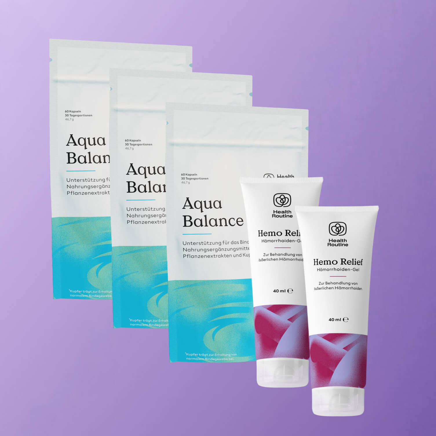 Hemo Relief + Aqua Balance Combinatie